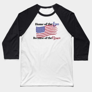 Home of the Free Baseball T-Shirt